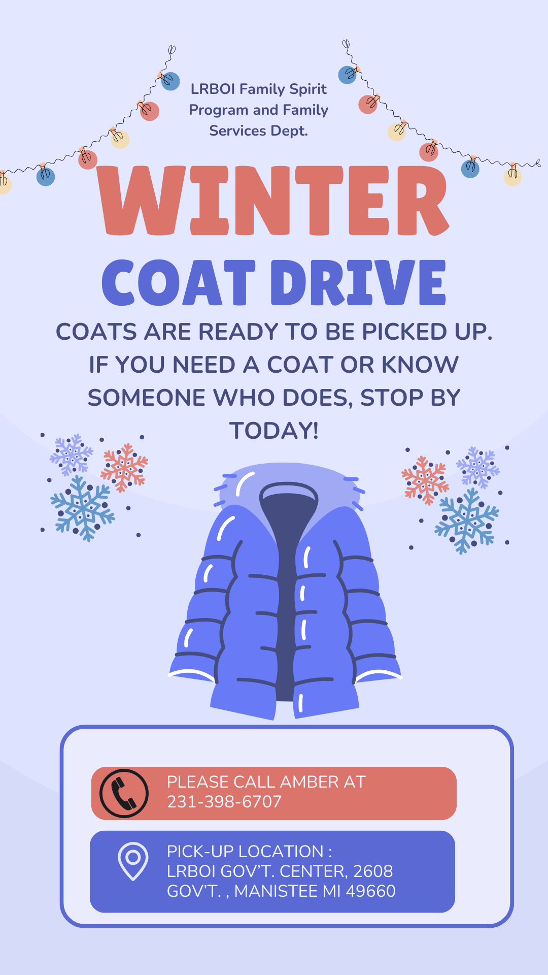 coat drive 2024