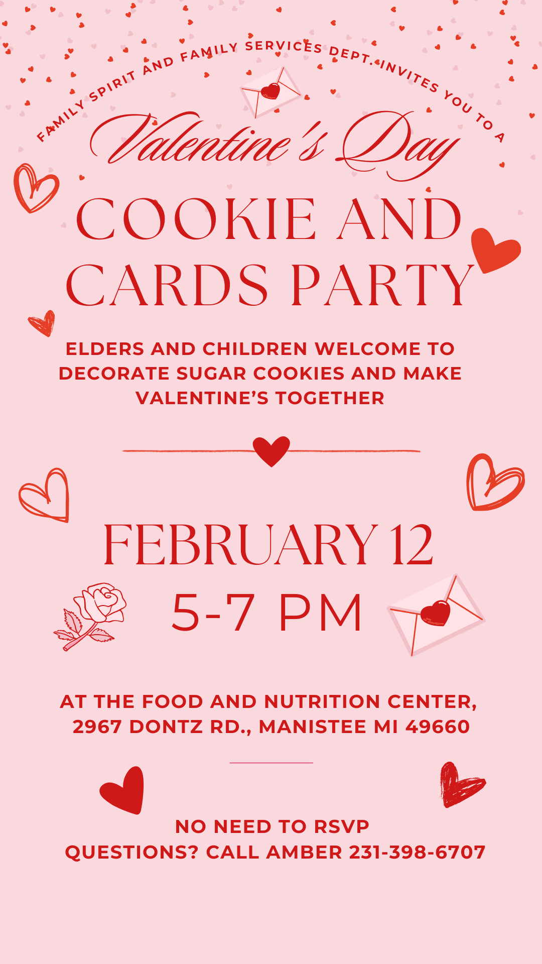 2025 Valentines Cookie & Cards Party