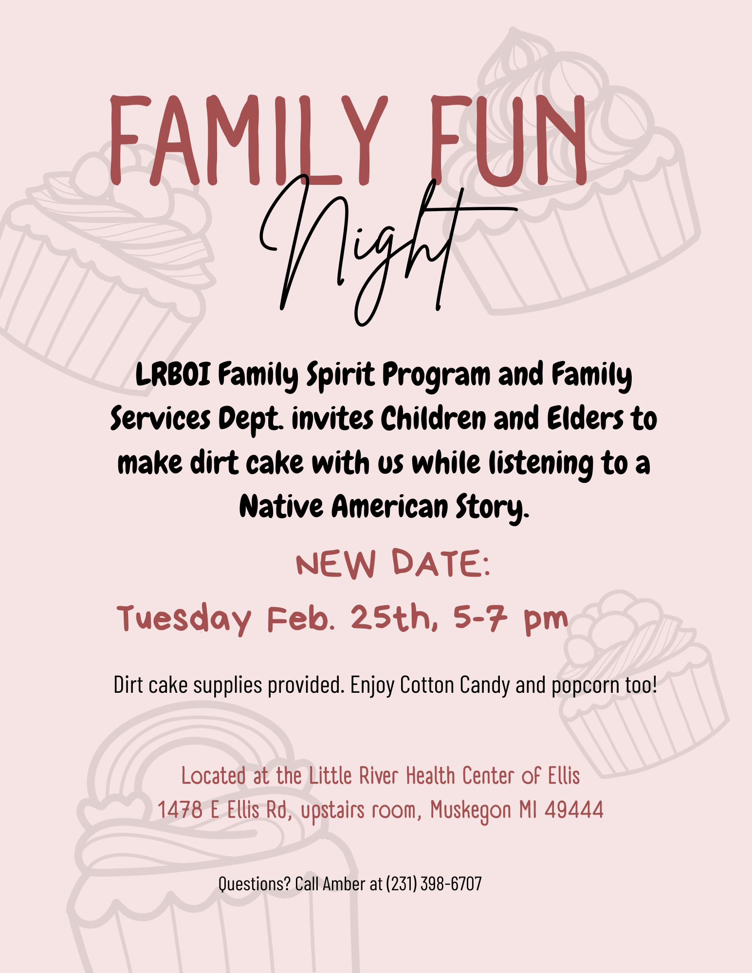 Family Fun Night - Muskegon - NEW DATE  Feb 25