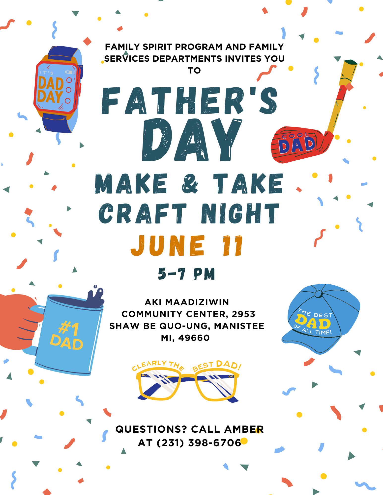 Dad Make & Take craft June 2025