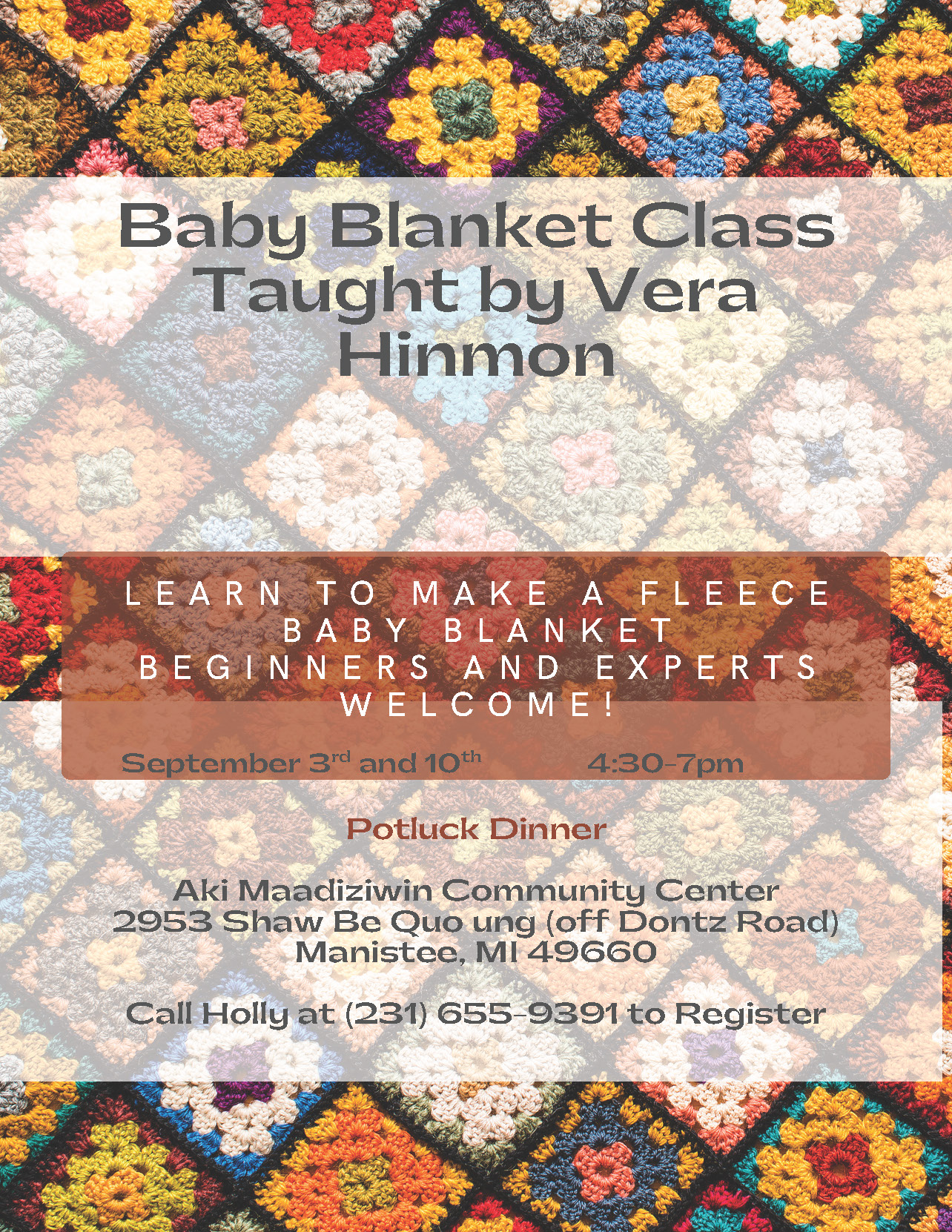 2025 Baby Blanket workshop