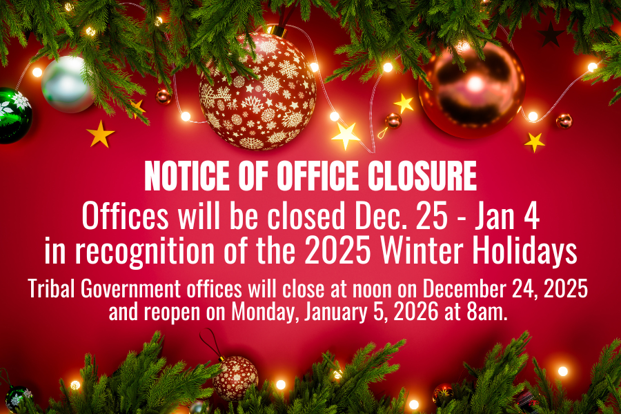 2025 Winter Holiday Closure