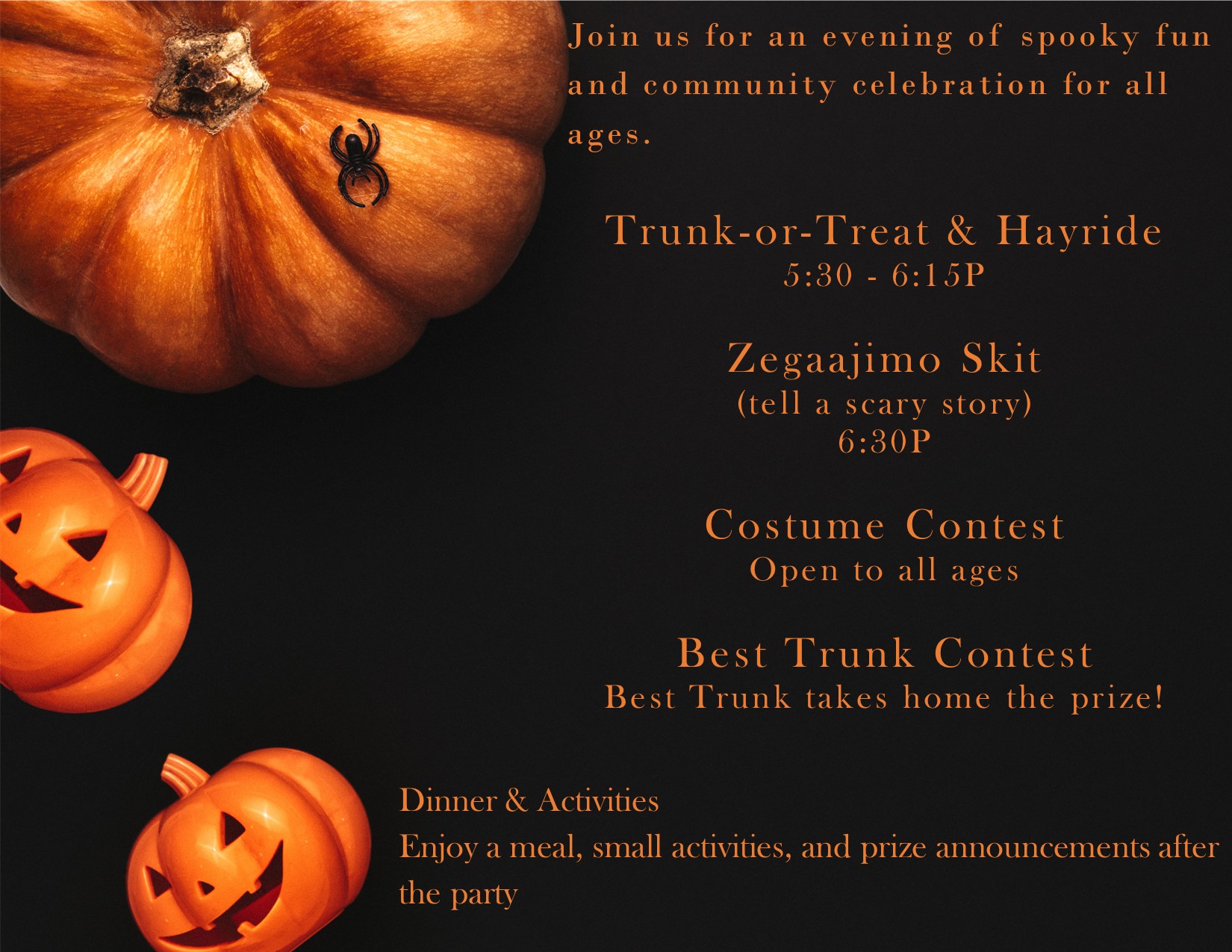 Halloween 2025 Event Details