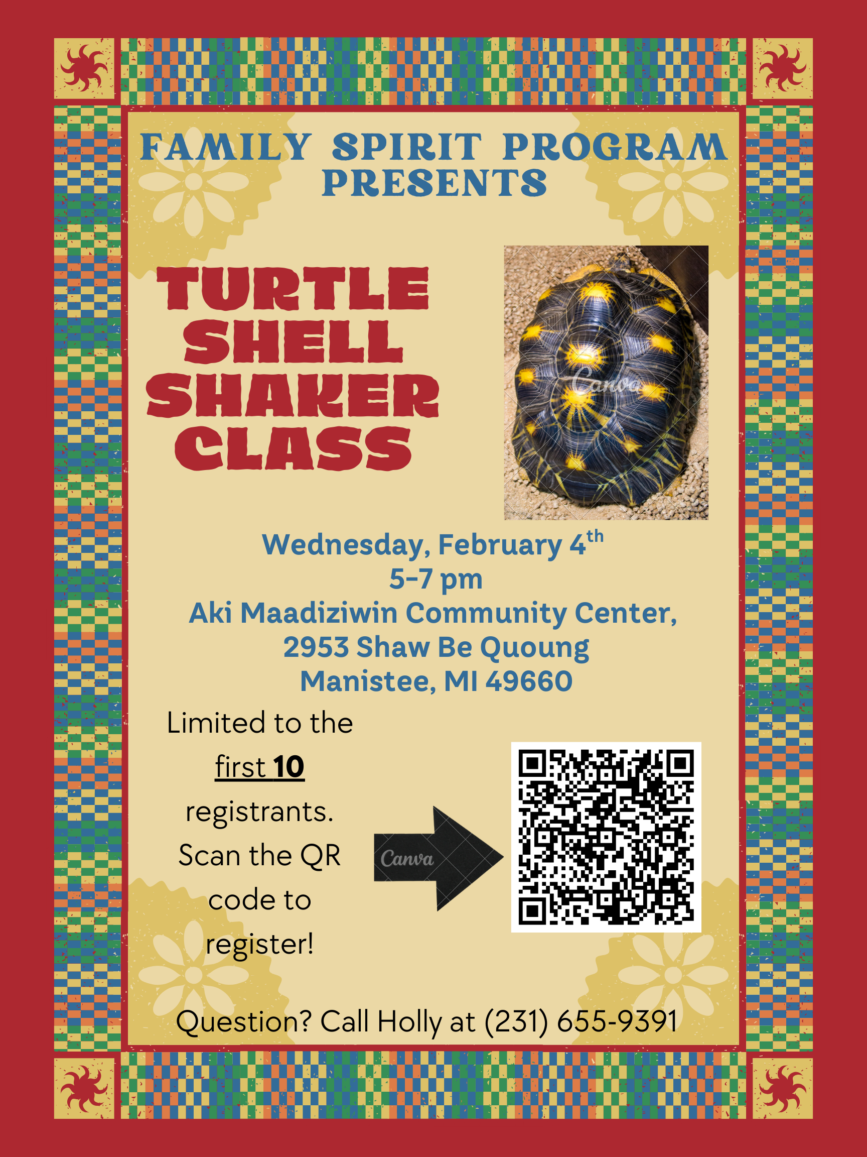 Turtle Shaker Class February 4th, 2026