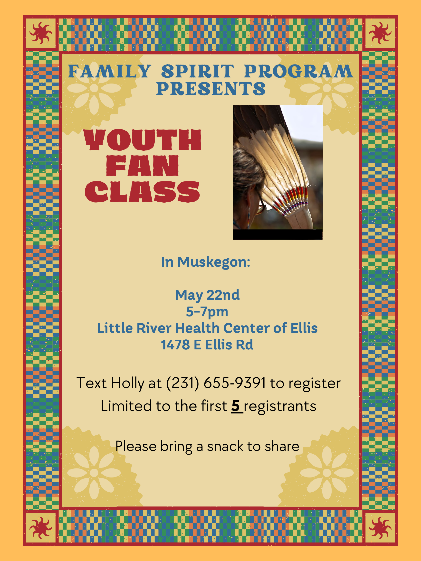 Family Spirit presents Youth Fan Class in Muskegon