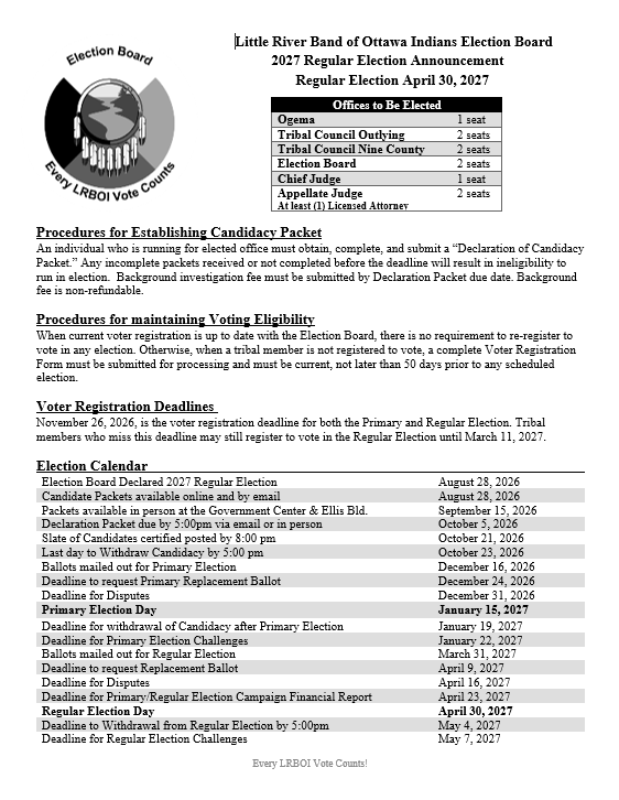 2027 Election Announcement pg1