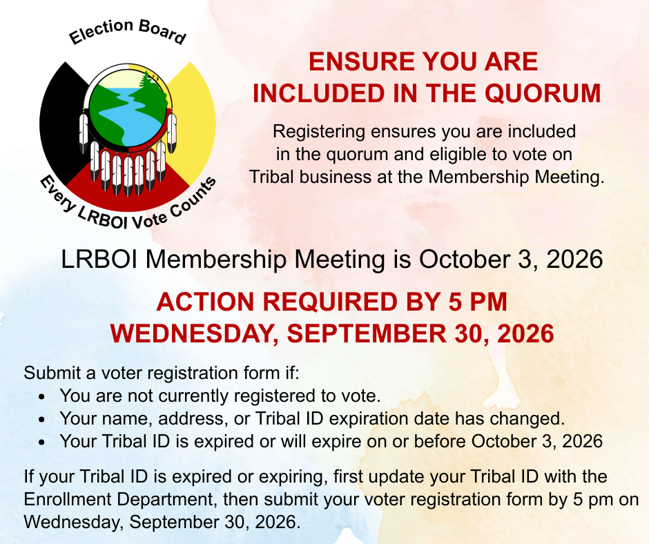 EB Fall MM 26 Ensure you are part of the Quorum VR Reminder
