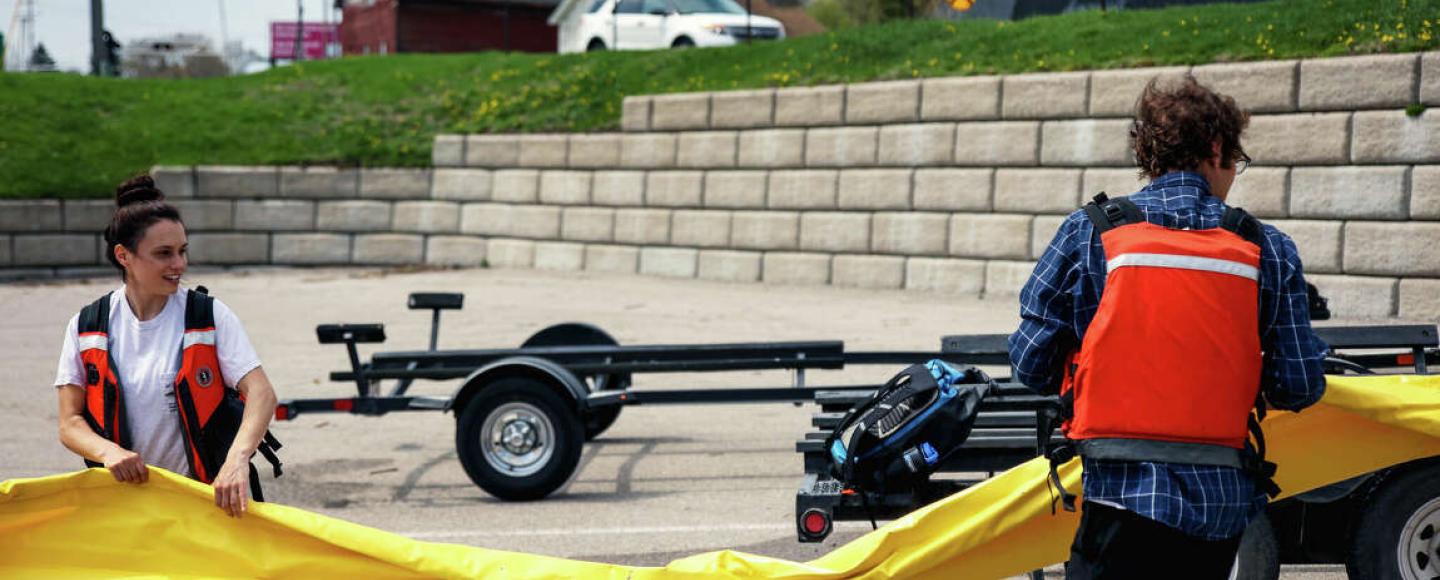 Oil spill response boom
