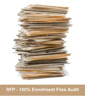 RFP - 100% Audit of Enrollment Files